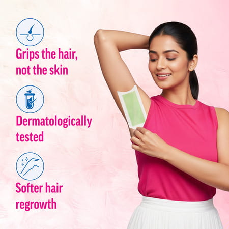 Veet Professional Waxing Strips Kit For Dry Skin | 20 Strips