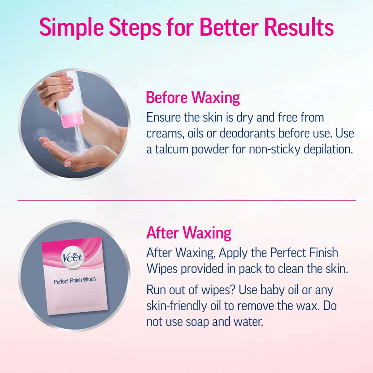 Buy VEET PROFESSIONAL WAXING STRIPS KIT FOR DRY SKIN, 20 STRIPS Online