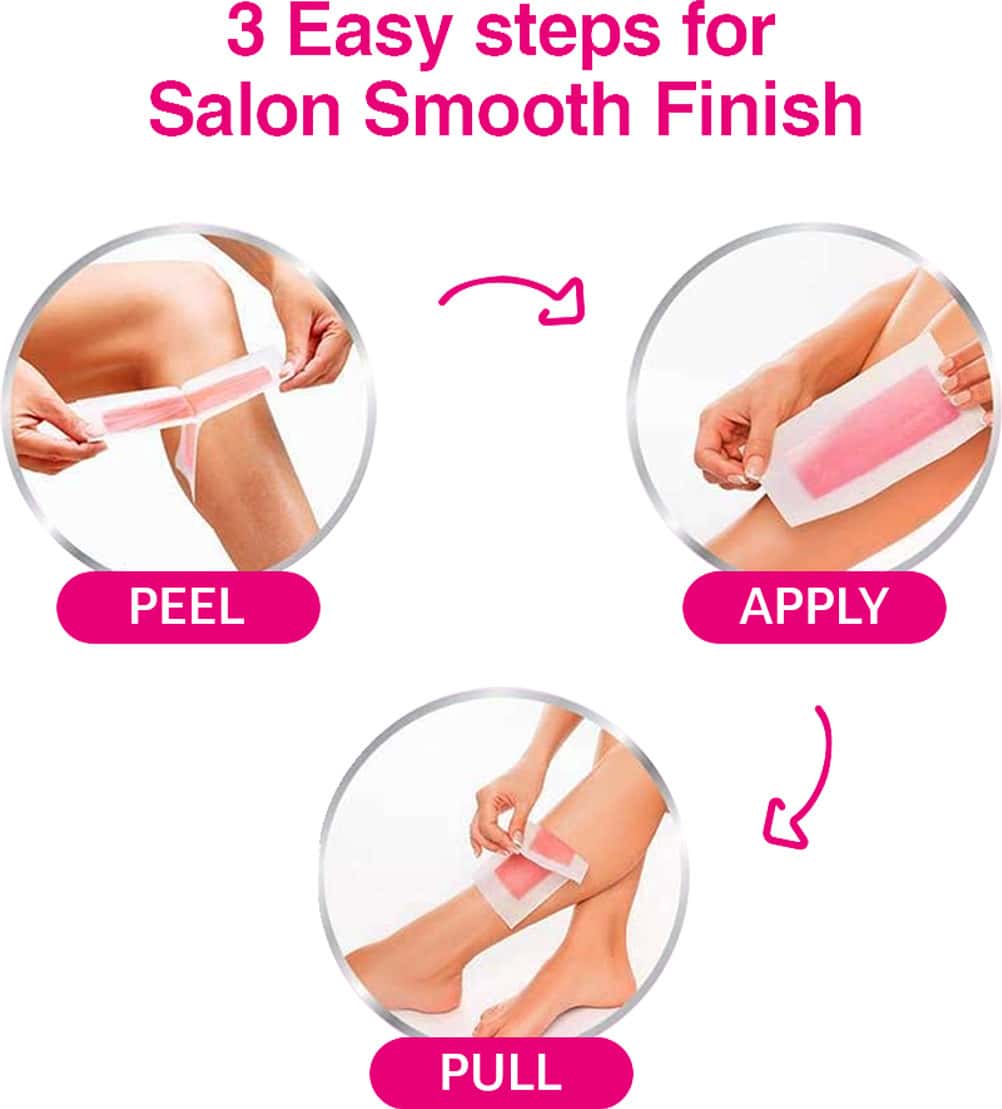 Buy VEET FULL BODY WAX KIT SENSITIVE SKIN 20 STRIPS Online & Get Upto