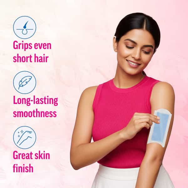Veet Instant Wax Strips For Sensitive Skin Box Of 8