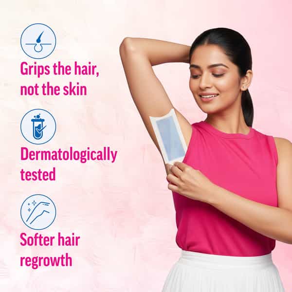 Veet Instant Wax Strips For Sensitive Skin Box Of 8