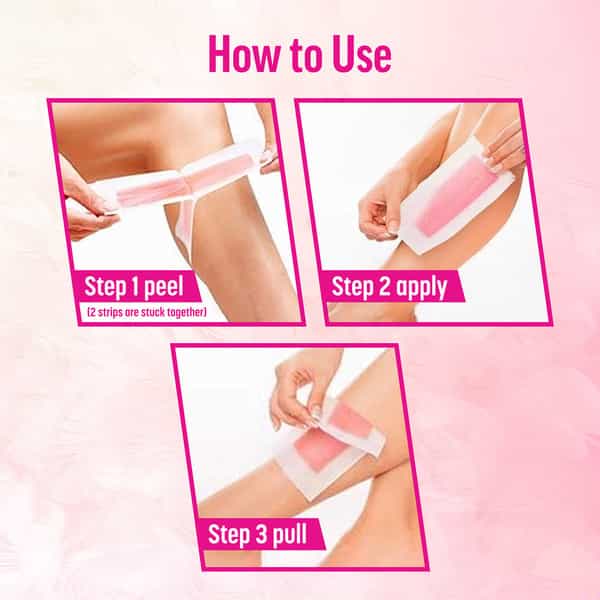 Veet Instant Wax Strips For Sensitive Skin Box Of 8