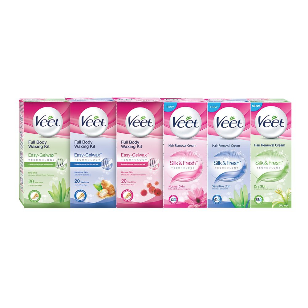 Buy Veet Instant Wax Strips For Sensitive Skin Box Of 8 Online & Get