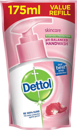 Dettol Germ Protection Liquid Handwash Skincare Refill Of 175 Ml