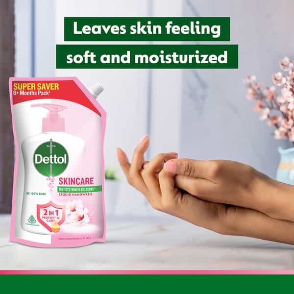 Dettol Liquid Handwash Refill - Skincare Hand Wash- 675Ml | (Buy 1 Get 1 Free)