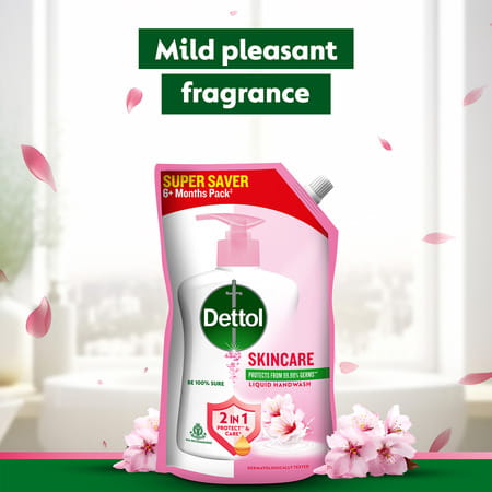 Dettol Liquid Handwash Refill - Skincare Hand Wash- 675ml | (Buy 1 Get 1 Free)