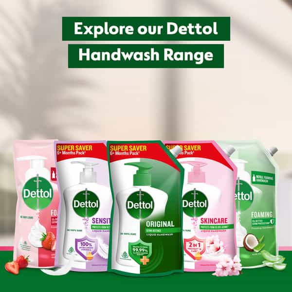 Dettol Liquid Handwash Refill - Skincare Hand Wash- 675Ml | (Buy 1 Get 1 Free)