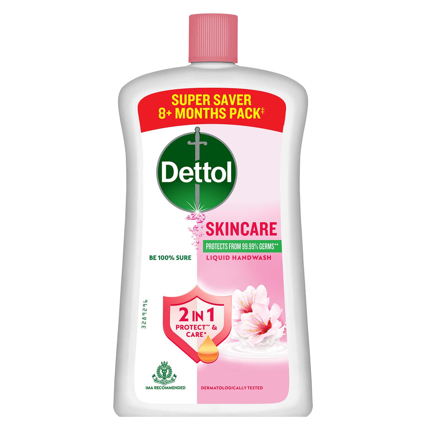 Dettol Liquid Handwash Refill Bottle - Skincare Moisturizing Hand Wash 900 Ml
