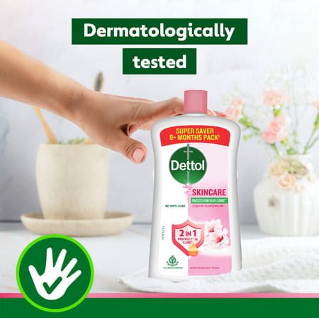 Dettol Liquid Handwash Refill Bottle - Skincare Moisturizing Hand Wash 900 Ml