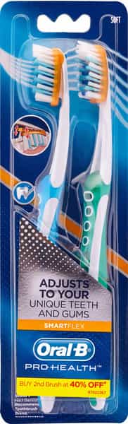 Oral-B Pro Health Smartflex  Toothbrush  Packet Of 2