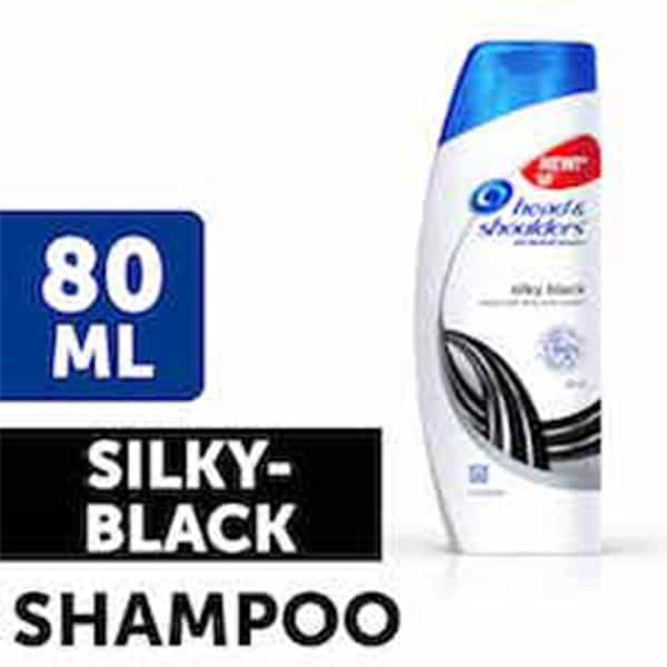 Head & Shoulders Shampoo Silky Black 80 Ml