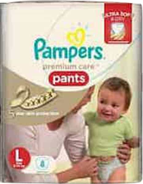 Pampers Diaper Pants Large 8 Pieces