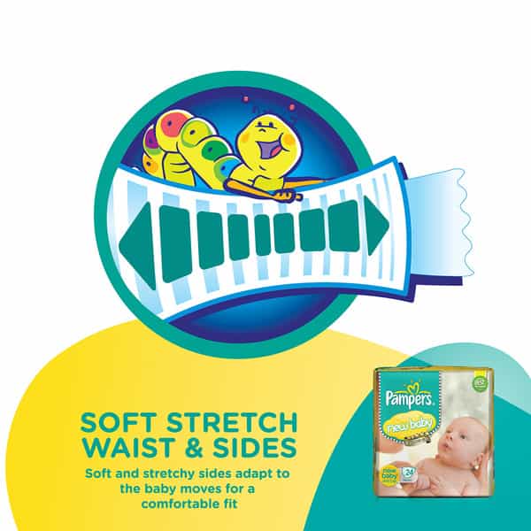 Pampers Active Baby Diaper Size New Born Packet Of 24