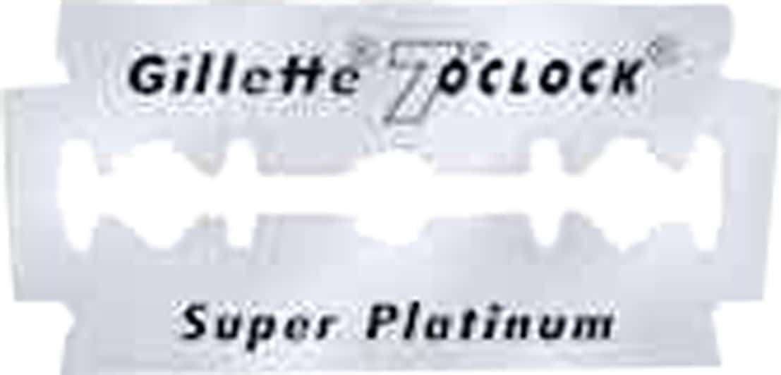 5 Lames De Rasoir Gillette Platinum - Double Tranchant - Boîte Neuve