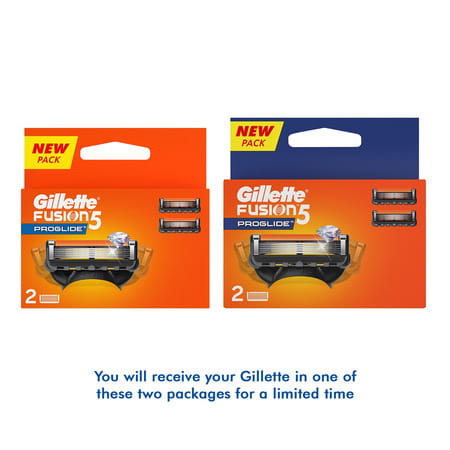 Gillette Fusion Proglide Flex Ball Manual Shaving  Razor Blades  Packet Of 2 (Cartridges)