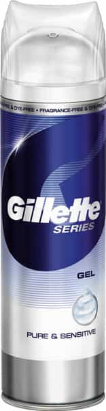 Gillette Series Pure And Sensitive Pre Shave Gel Bottle Of 195 G
