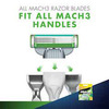 Gillette Mach 3 Sensitive Manual Shaving Razor Blades 4 Pieces
