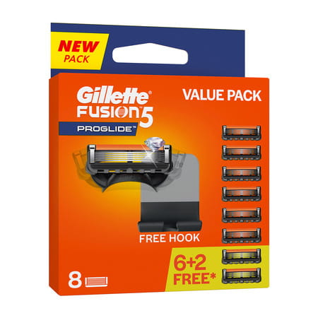 Gillette Flexball Fusion Proglide  Razor Blades  Packet Of 8 Cartridges