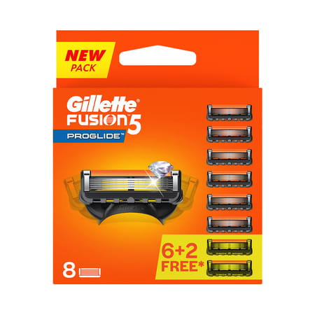 Gillette Flexball Fusion Proglide Razor Blades Packet Of 8 Cartridges