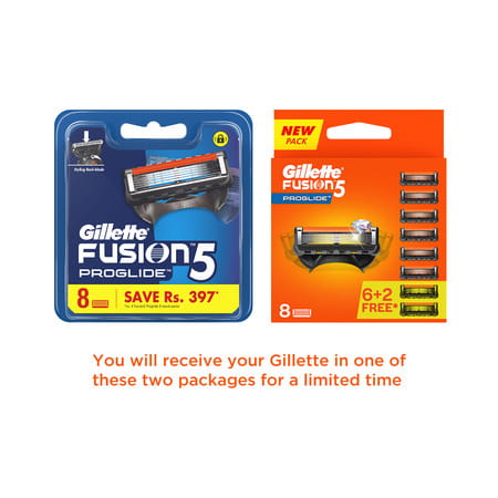 Gillette Flexball Fusion Proglide Razor Blades Packet Of 8 Cartridges