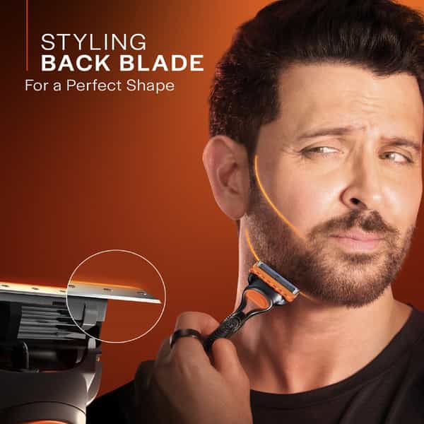 Gillette Fusion Proglide Flexball Manual Shaving Razor Blades Packet Of 4 (Cartridge)