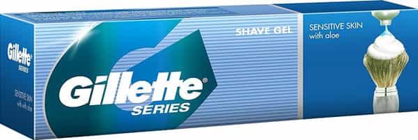 Gillette Sensitive Pre  Shave Gel  Tube Of 60 G