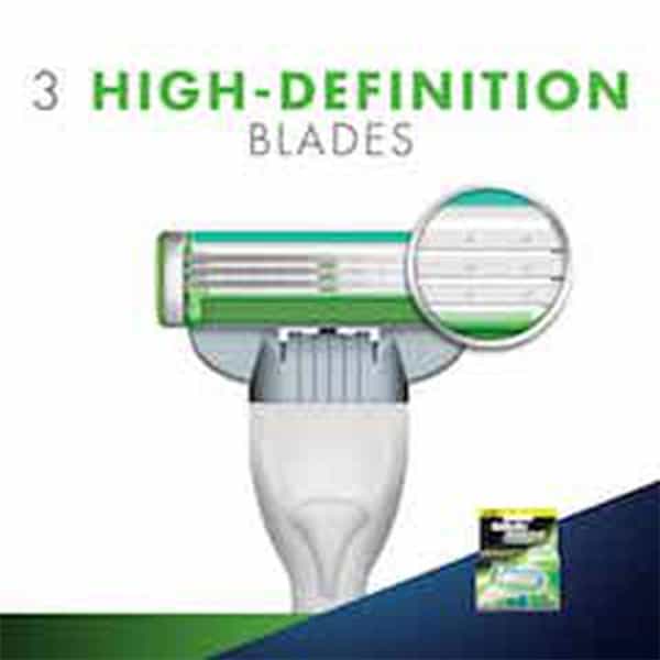 Gillette Mach 3 Sensitive Manual Shaving  Razor Blades  Packet Of 2 (Cartridge)