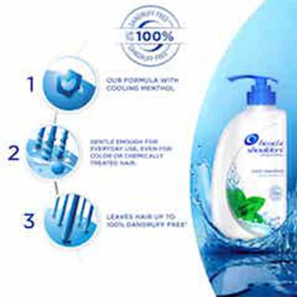 Head & Shoulders Shampoo Cool Menthol 675 Ml