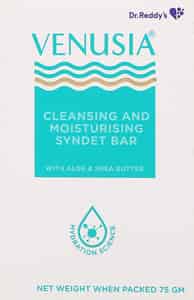 Venusia Cleansing And Moisturising | Syndet Bar | 75 Gm
