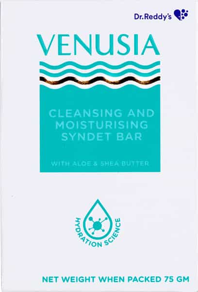 Venusia Cleansing And Moisturising | Syndet Bar | 75 Gm