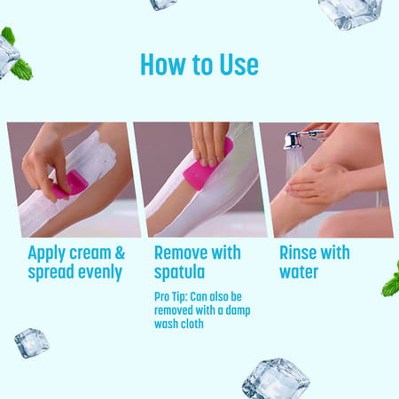 Veet Pure Hair Removal Cream For Women With No Ammonia Smell Dry Skin - 50g
