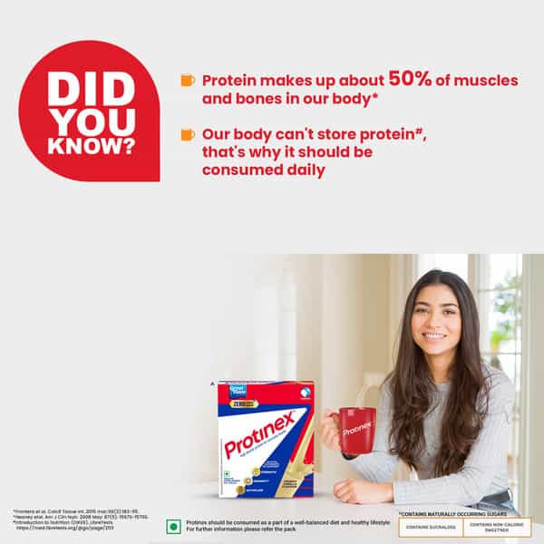 Protinex Nutritional Drink Mix For Adults With High Protein Creamy Vanilla 250 Gm