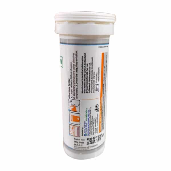 Cfizzinc Orange Flavour Bottle Of 10 Effervescent Tablets