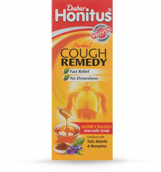 Dabur Honitus | Herbal Honey Based Ayurvedic Syrup | 100 Ml