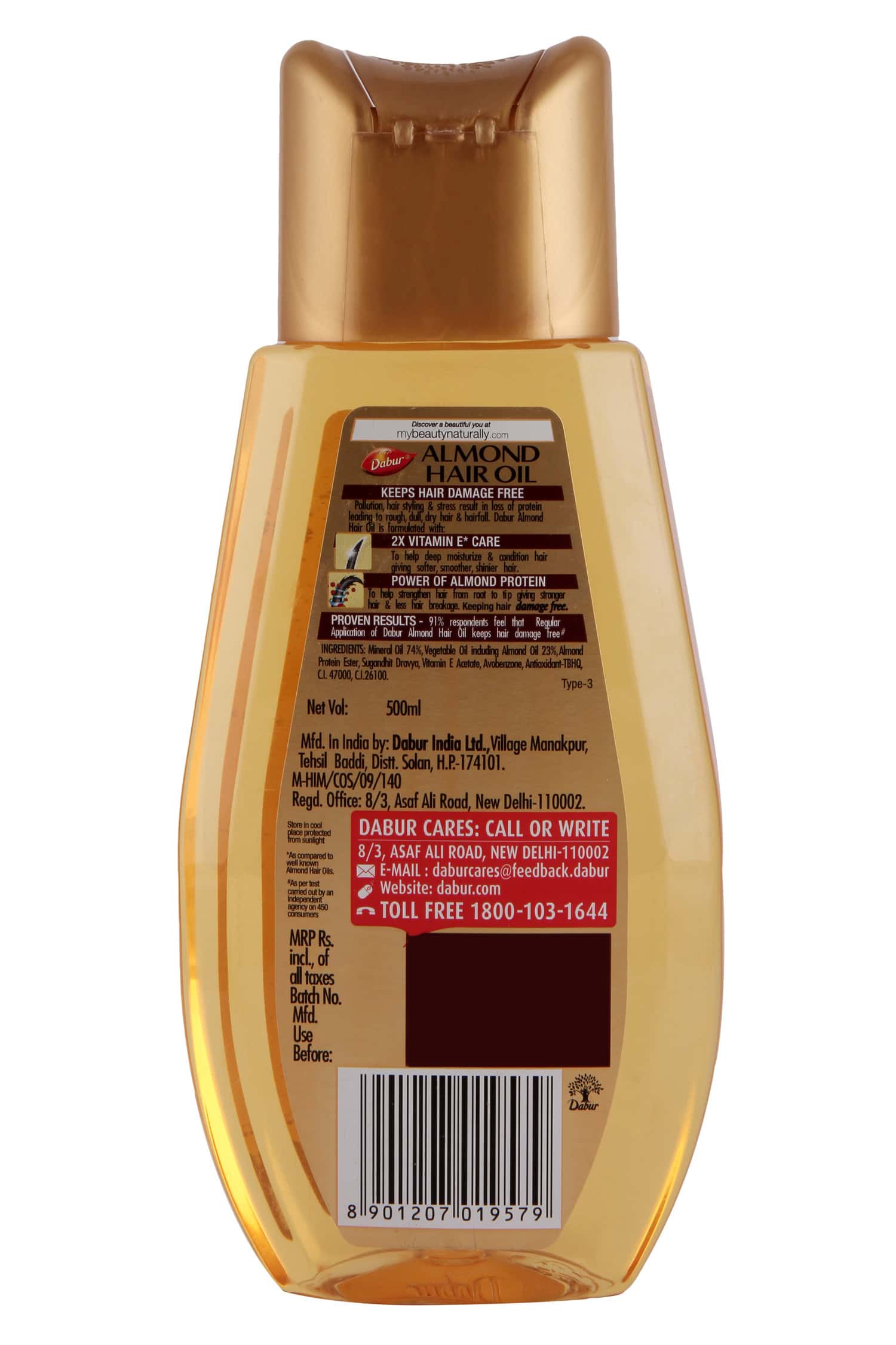 Buy Dabur Almond Hair Oil 500ml Online at Flat 18 OFF* PharmEasy