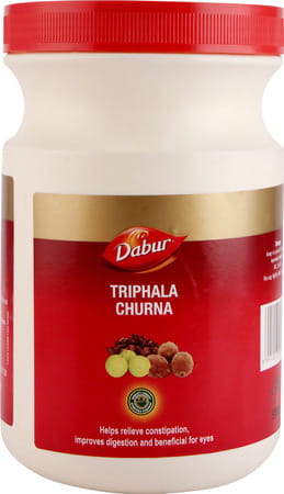 Dabur Triphala Churna For Digestion & Constipation Oral Powder Jar 500 Gm