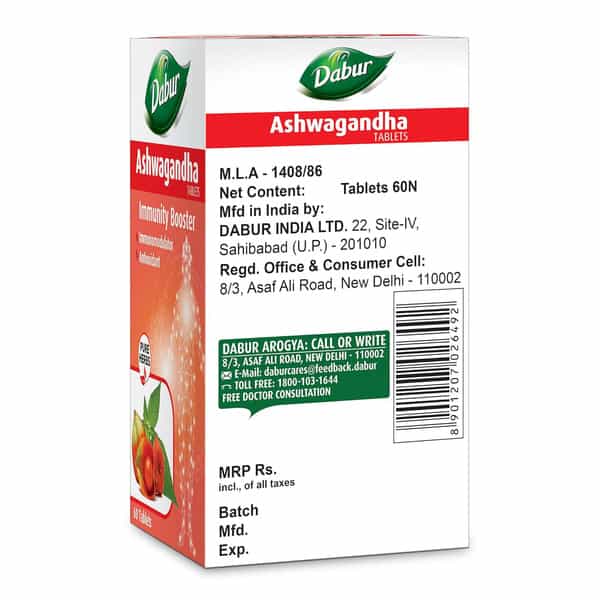 Dabur Ashwagandha Immunity Booster Bottle Of 60 G