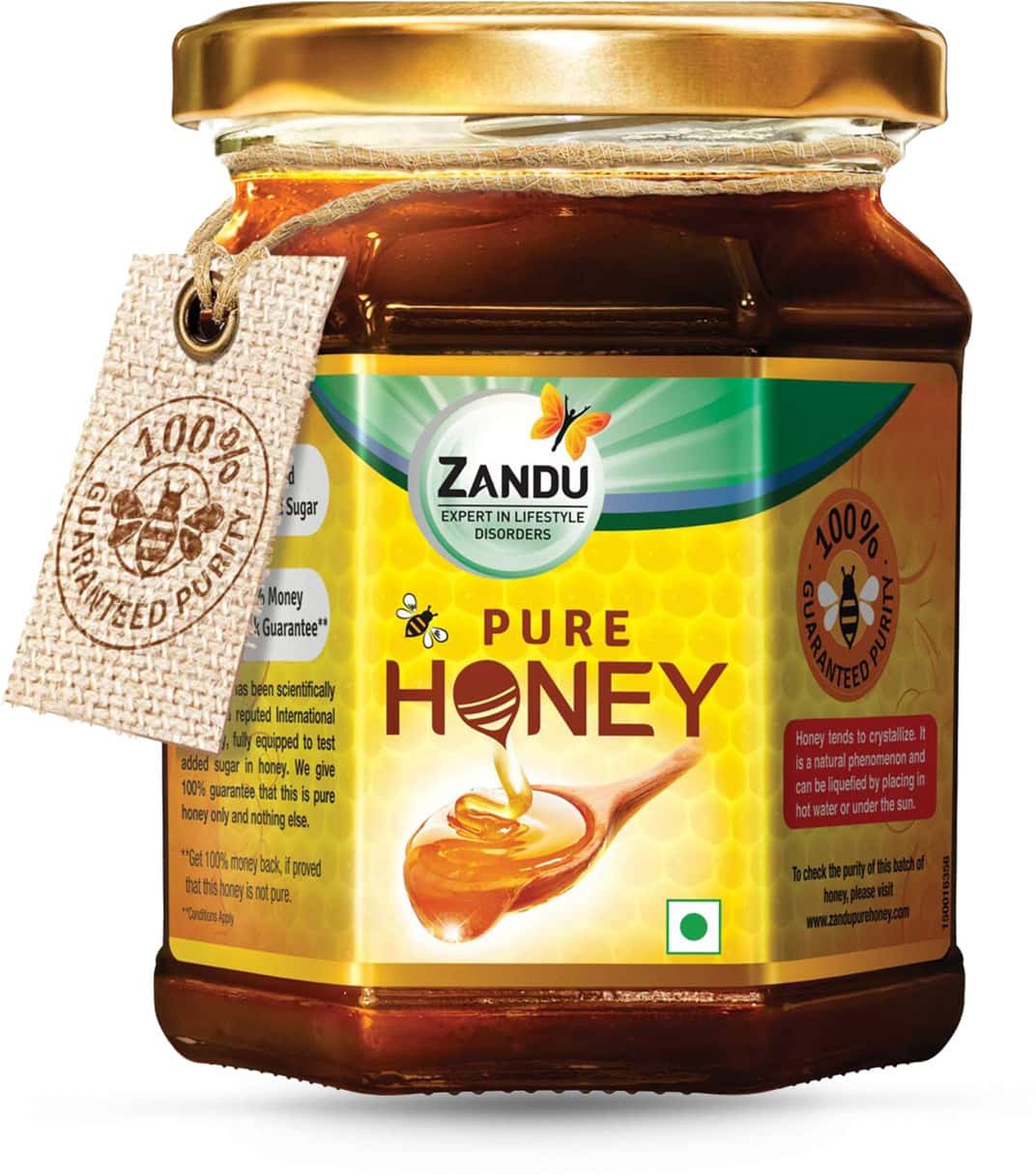 Zandu Pure Honey Health Food Bottle Of 250 G