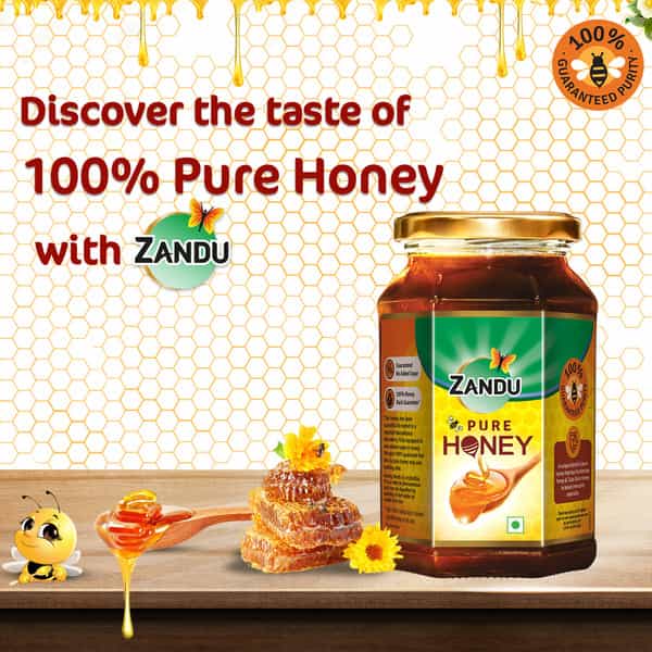 Zandu Pure Honey Health Food Bottle Of 250 G