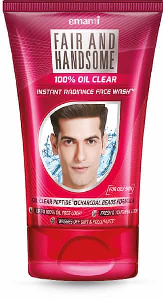 Fair And Handsome 100% Oil Clear  Face Wash  Tube Of 100 G
