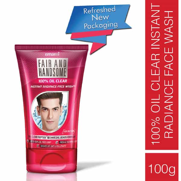 Fair And Handsome 100% Oil Clear  Face Wash  Tube Of 100 G