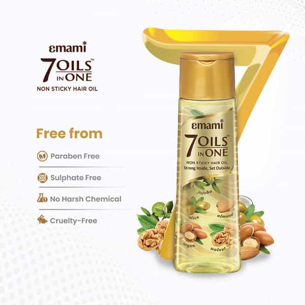 Emami 7 Oils In One Damage Control Hair Oil Bottle Of 100 Ml