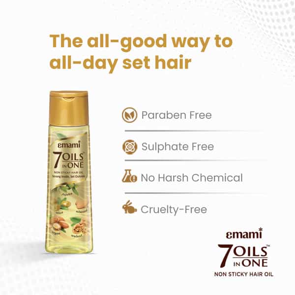 Emami 7 Oils In One Damage Control Hair Oil Bottle Of 100 Ml