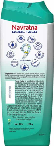 Navratna Activ Deo Cool Talc 100Gm