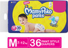 Mamy Poko Pants Standard Pant Style Medium Size Diapers - 36 Count