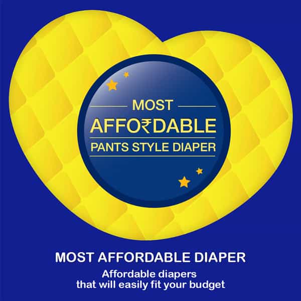 Mamy Poko Pants Standard Pant Style Medium Size Diapers - 36 Count