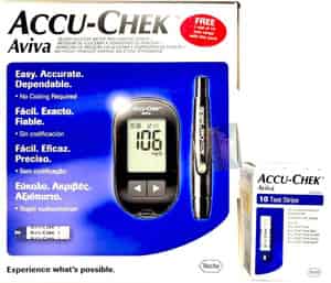 Accu-Chek Aviva Glucometer | Free 10 Test Strips