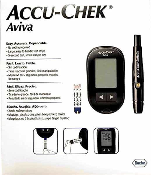 Accu-Chek Aviva Glucometer | Free 10 Test Strips