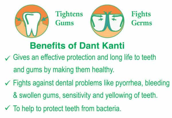 Patanjali Divya Dant Kanti Dental Cream (Adv) 2X100-Gm