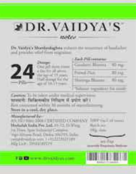 Shardardaghna Relief From Headache And Migraine